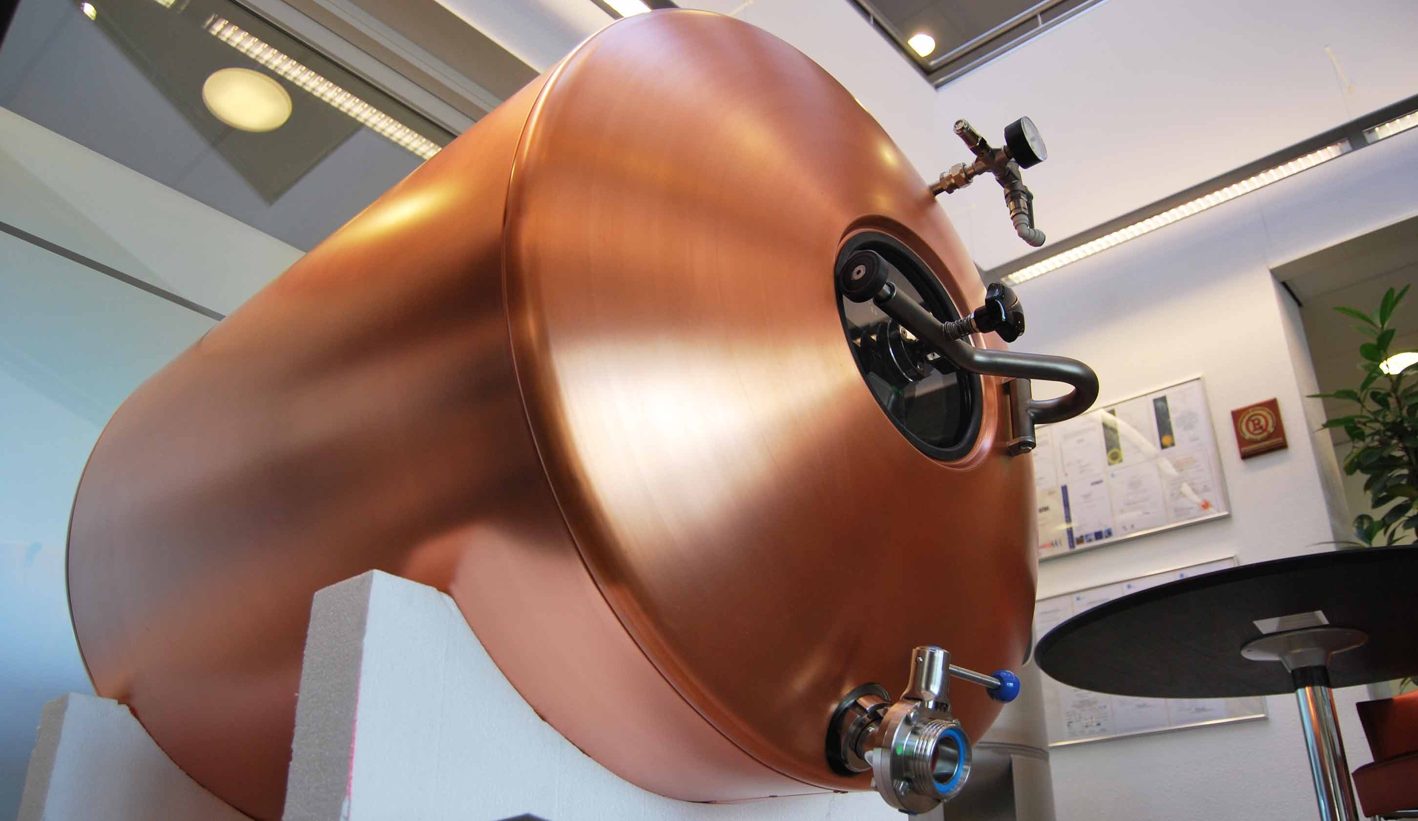 tank beer copper fib beer systems