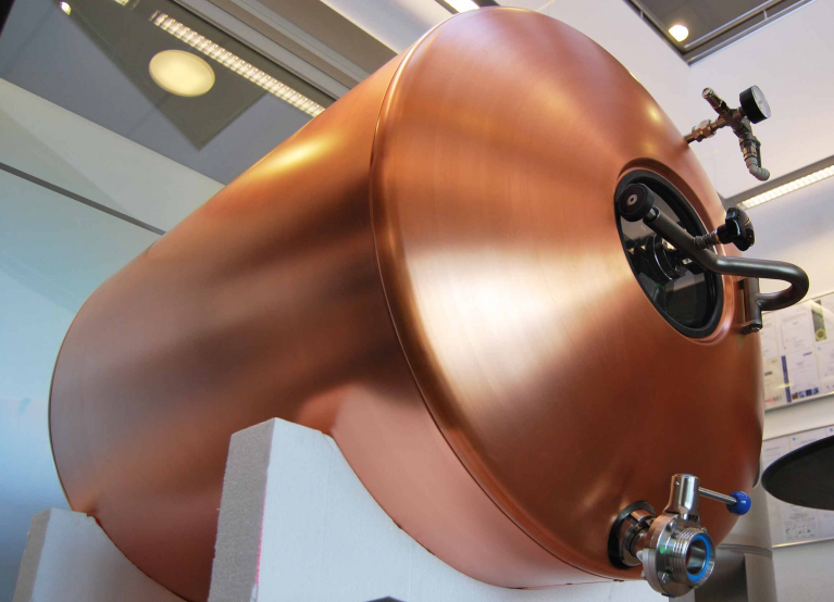 tank beer copper fib beer systems